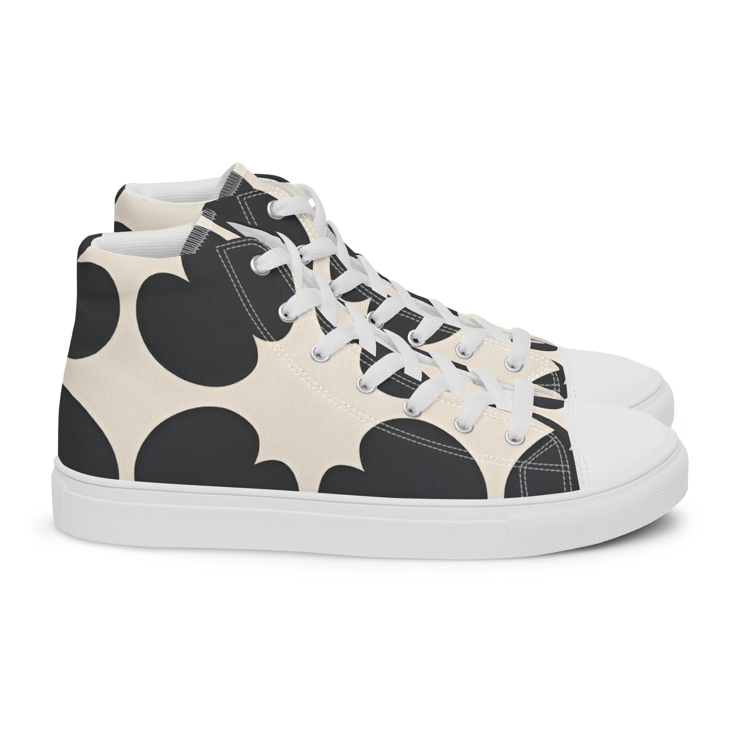 Men’s high top canvas shoes