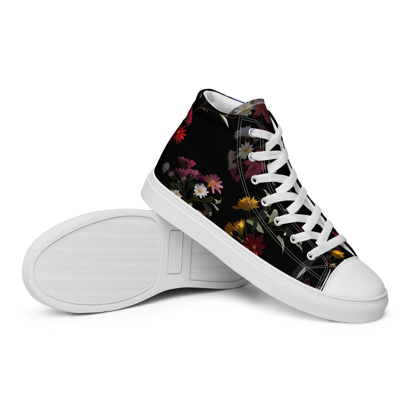 Men’s high top canvas shoes