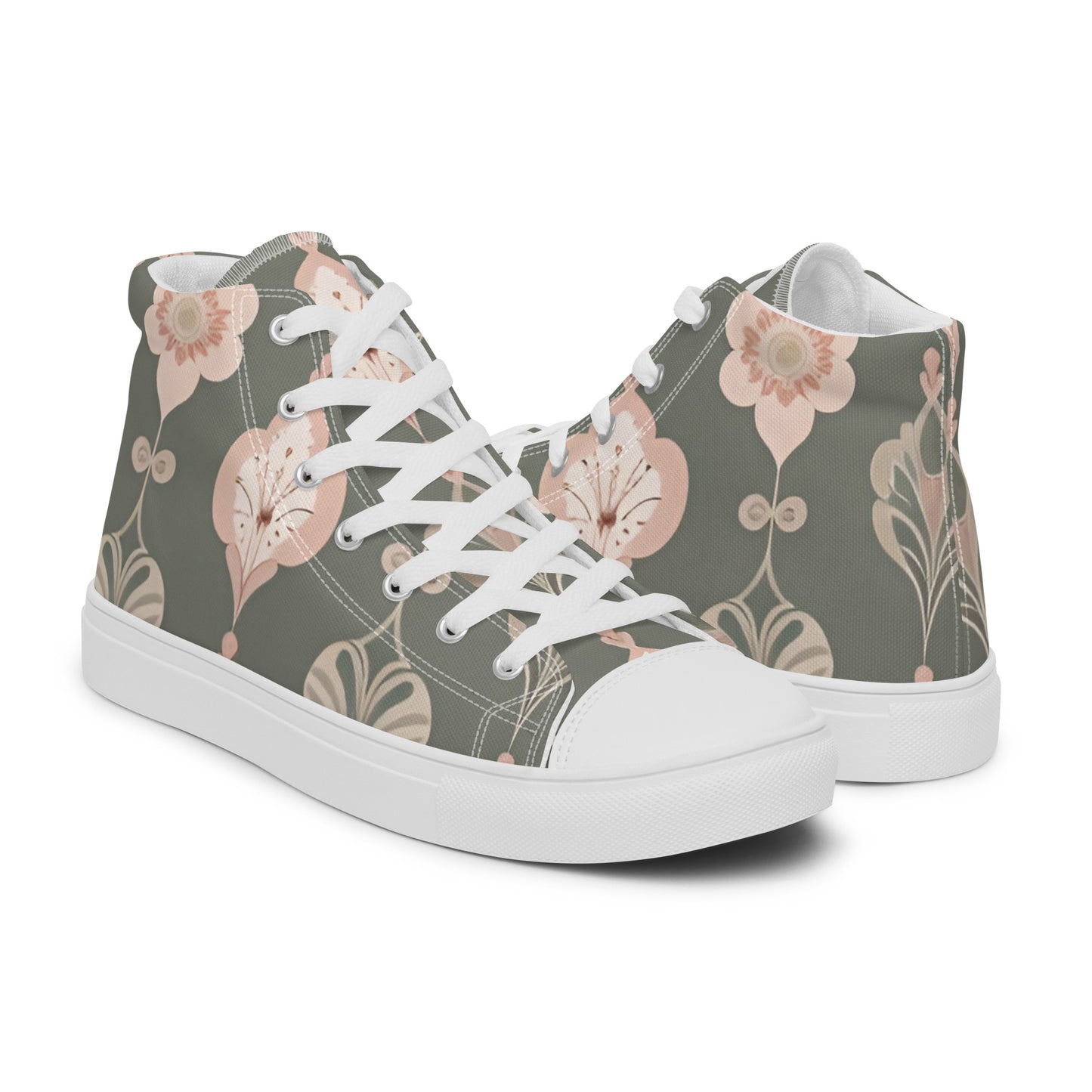 Men’s high top canvas shoes