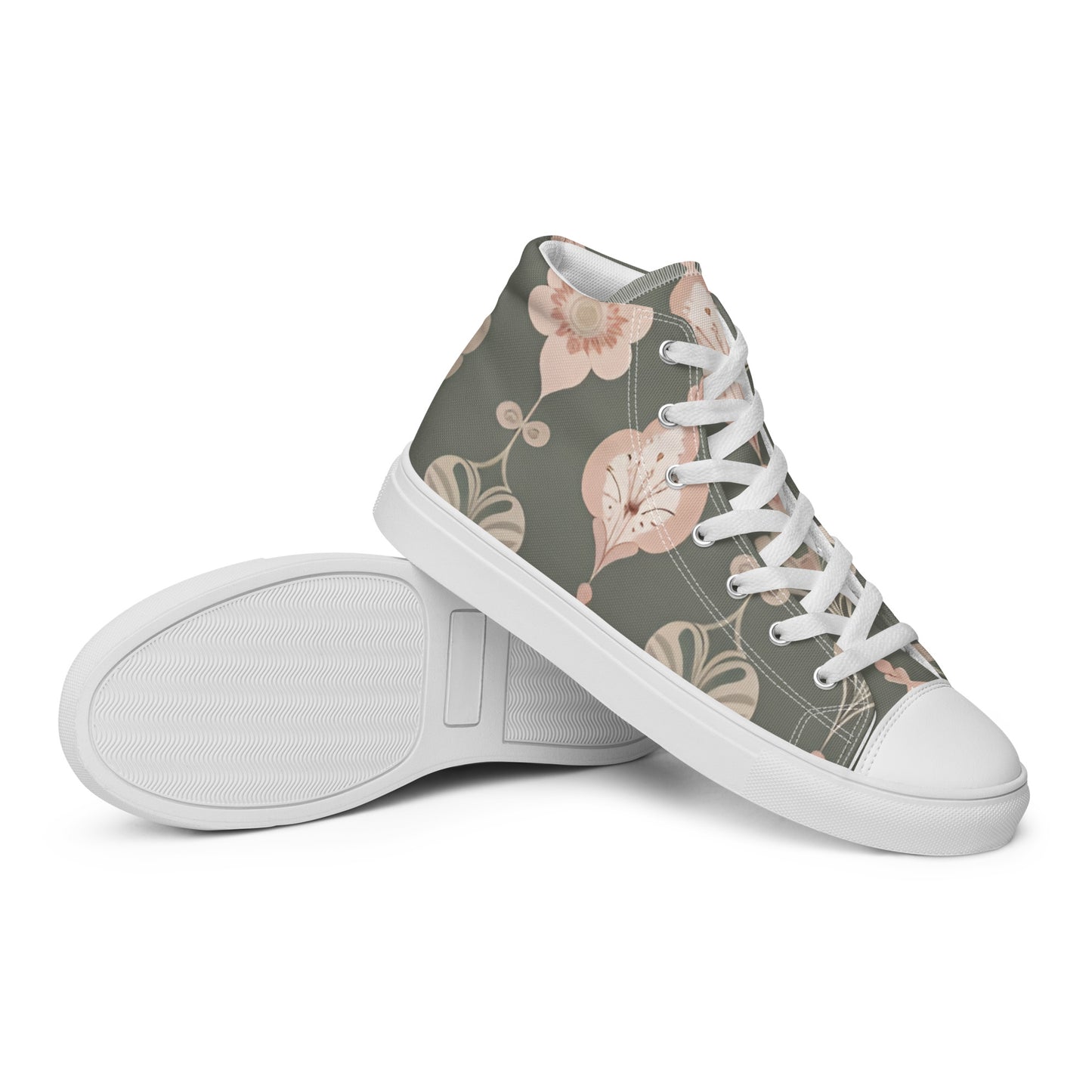 Men’s high top canvas shoes