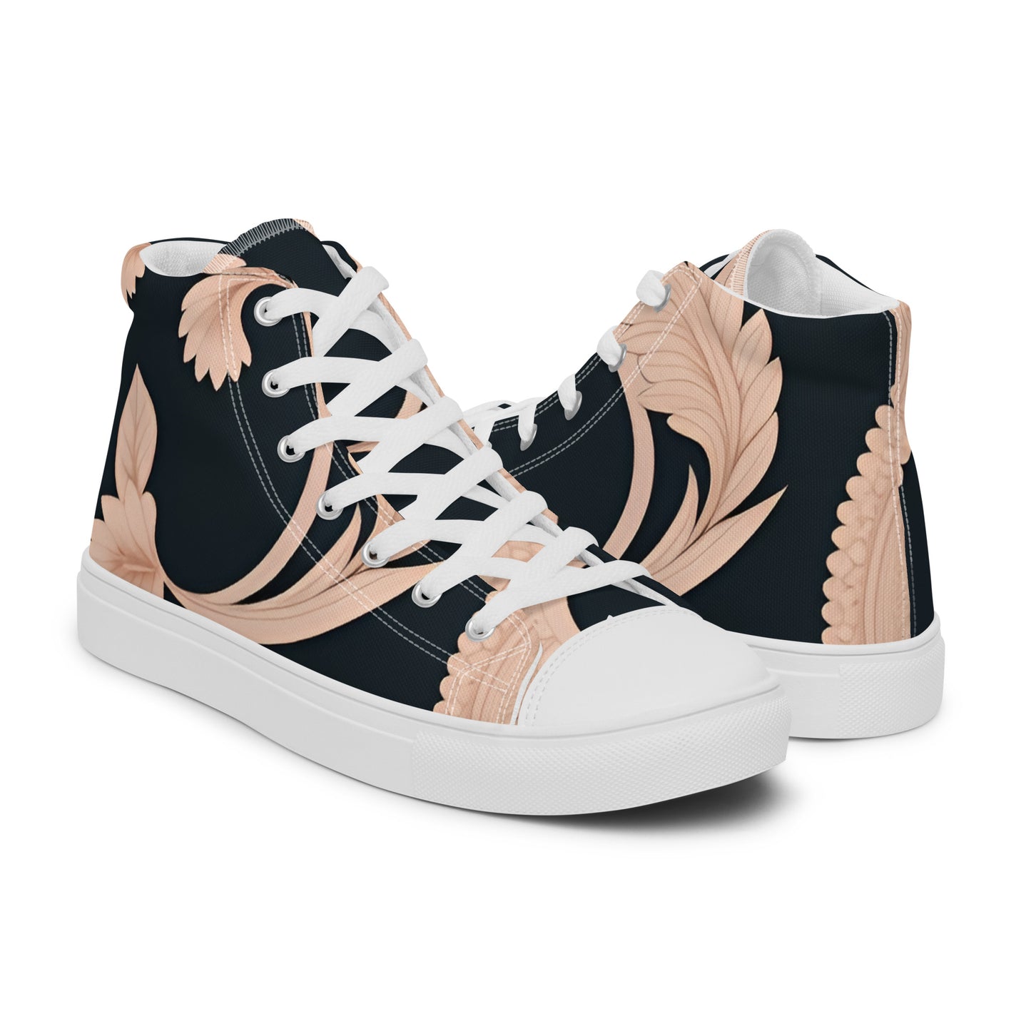 Men’s high top canvas shoes