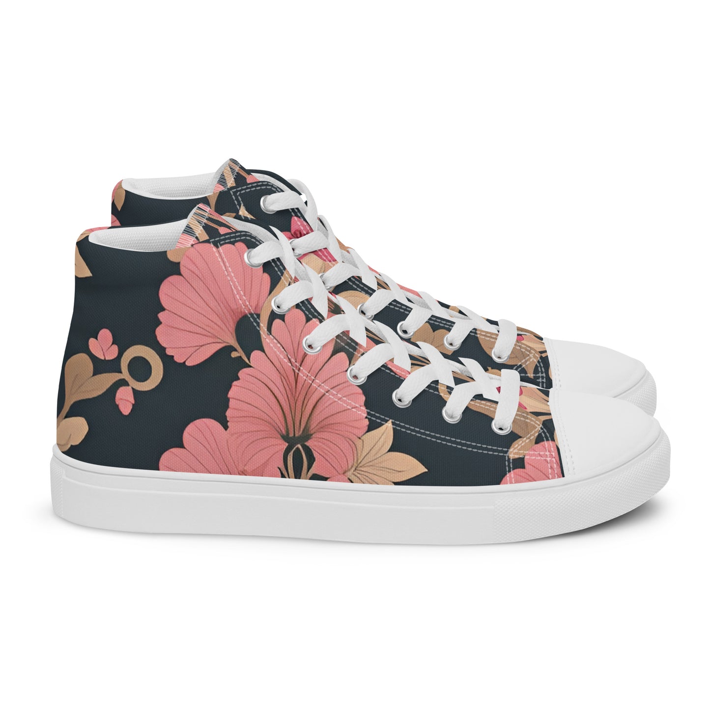 Men’s high top canvas shoes