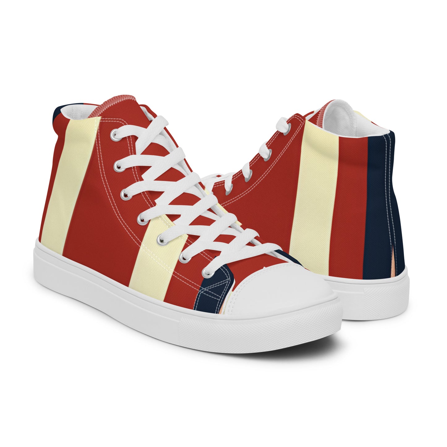 Men’s high top canvas shoes