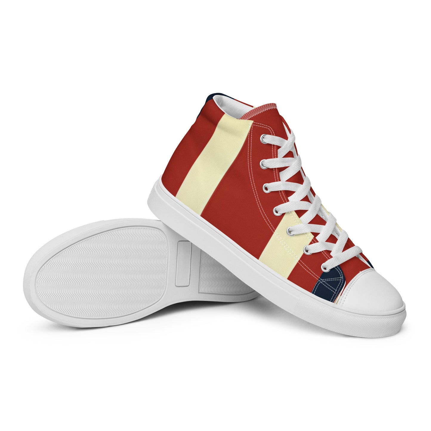 Men’s high top canvas shoes