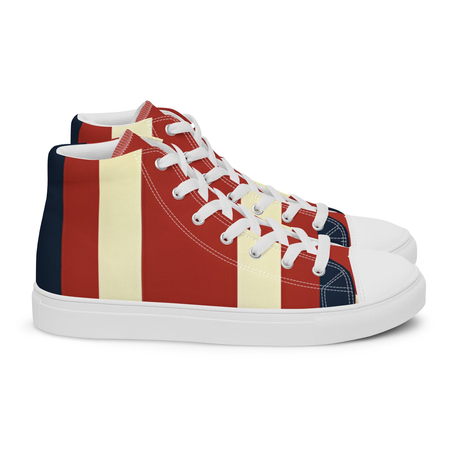 Men’s high top canvas shoes