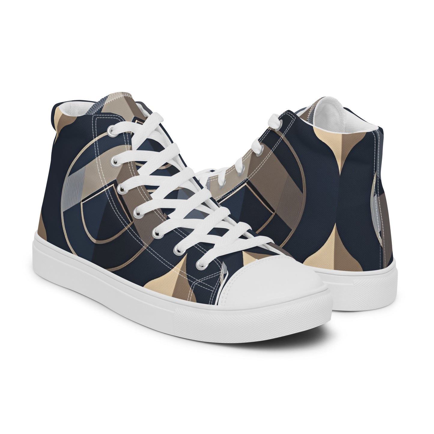 Men’s high top canvas shoes