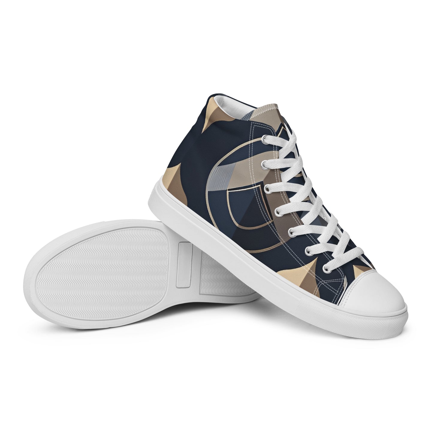 Men’s high top canvas shoes