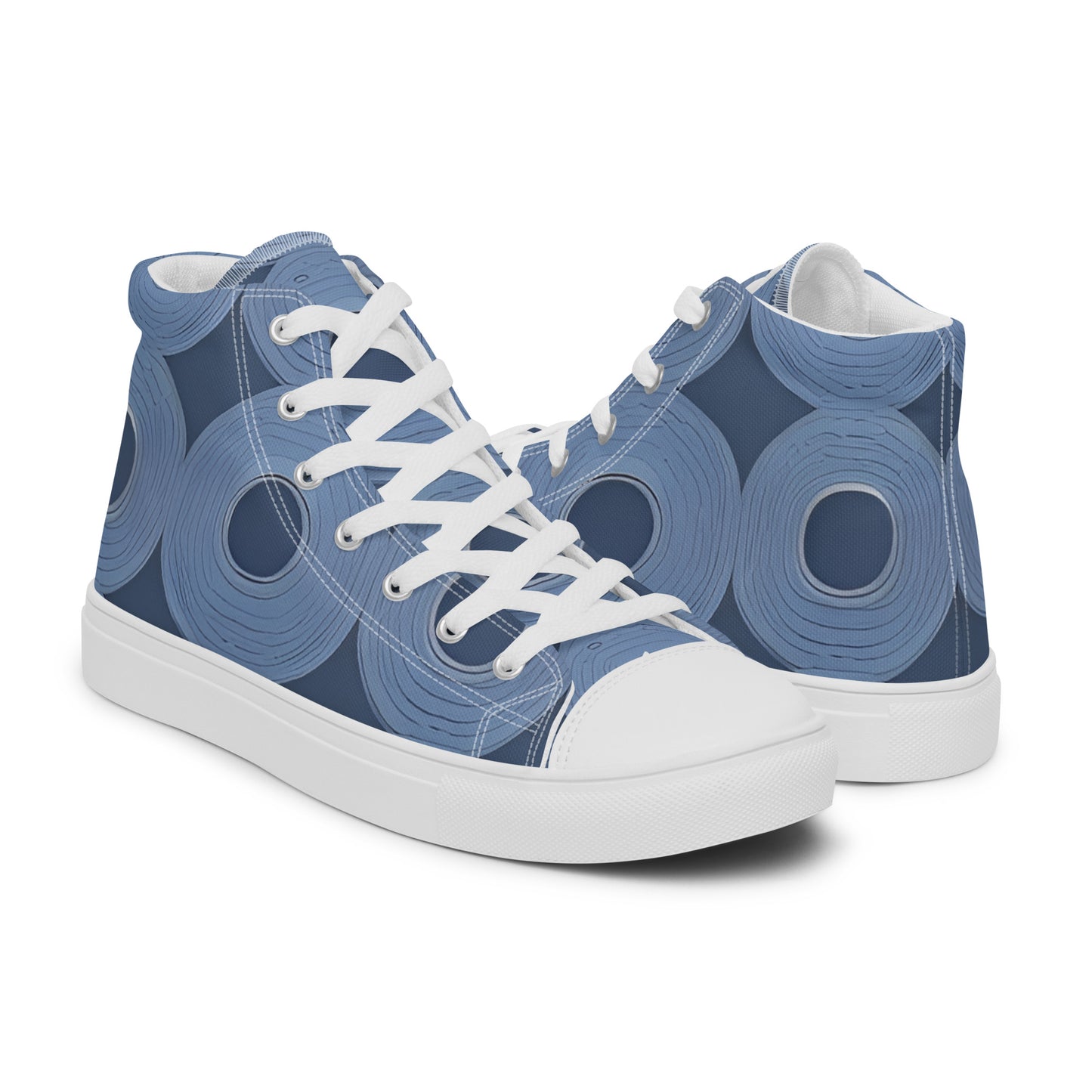 Men’s high top canvas shoes