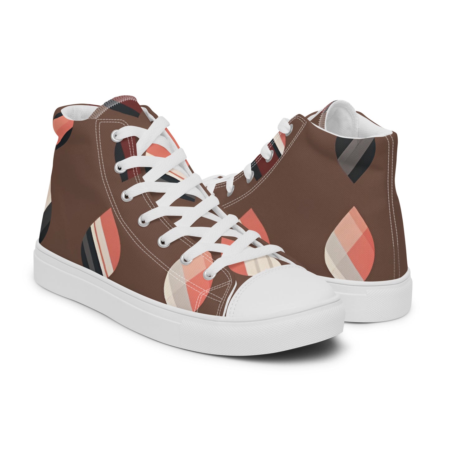 Men’s high top canvas shoes