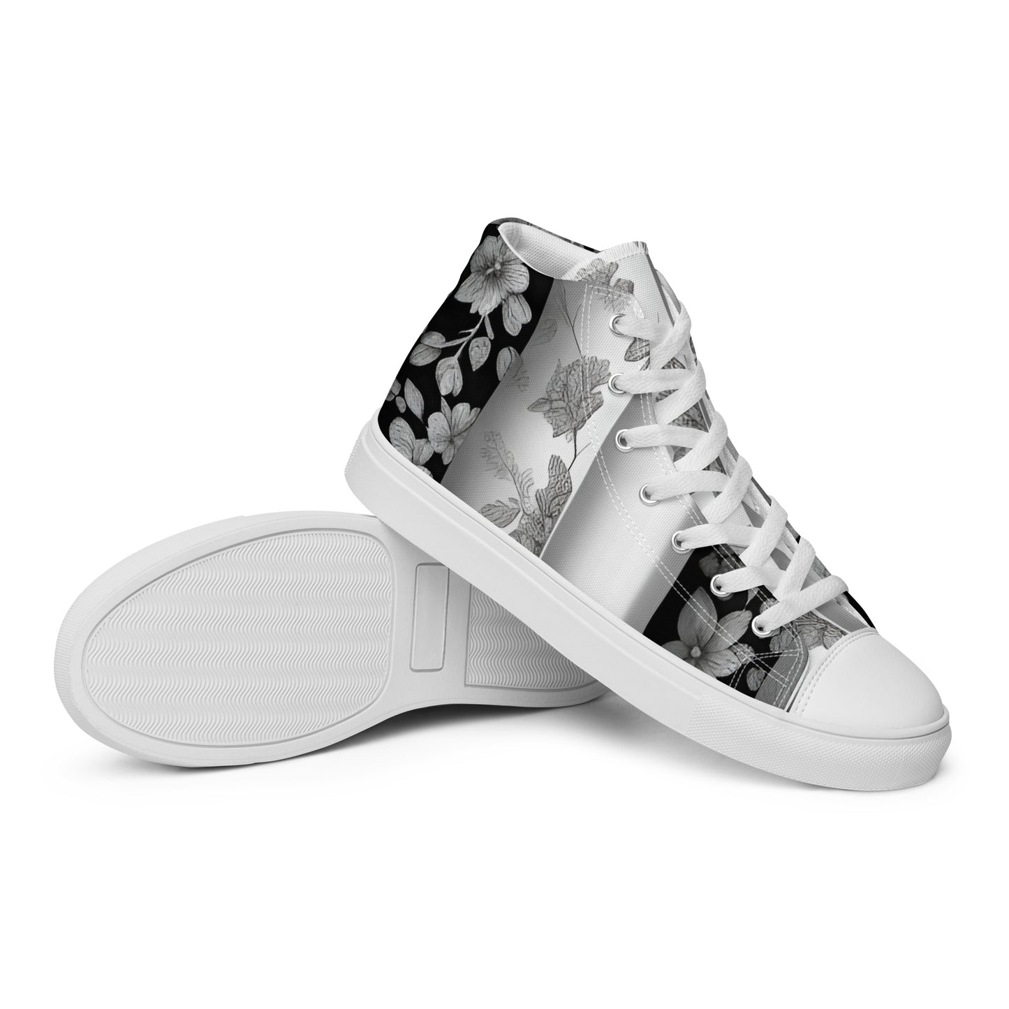 Men’s high top canvas shoes