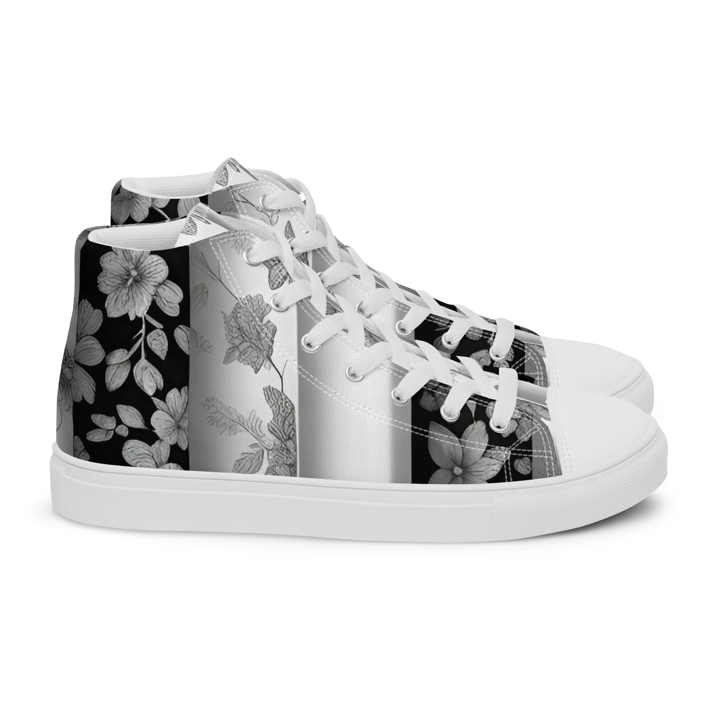 Men’s high top canvas shoes