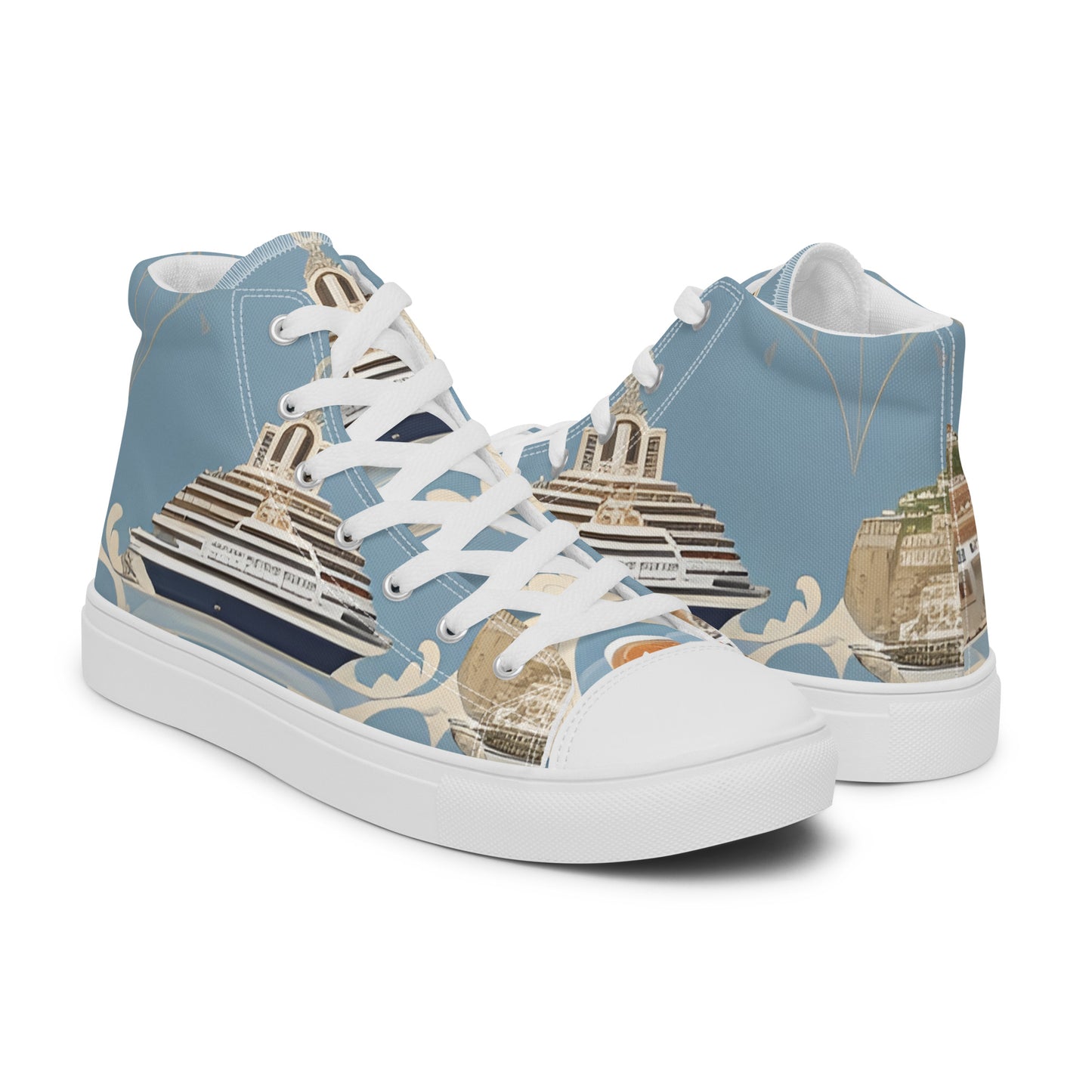 Men’s high top canvas shoes