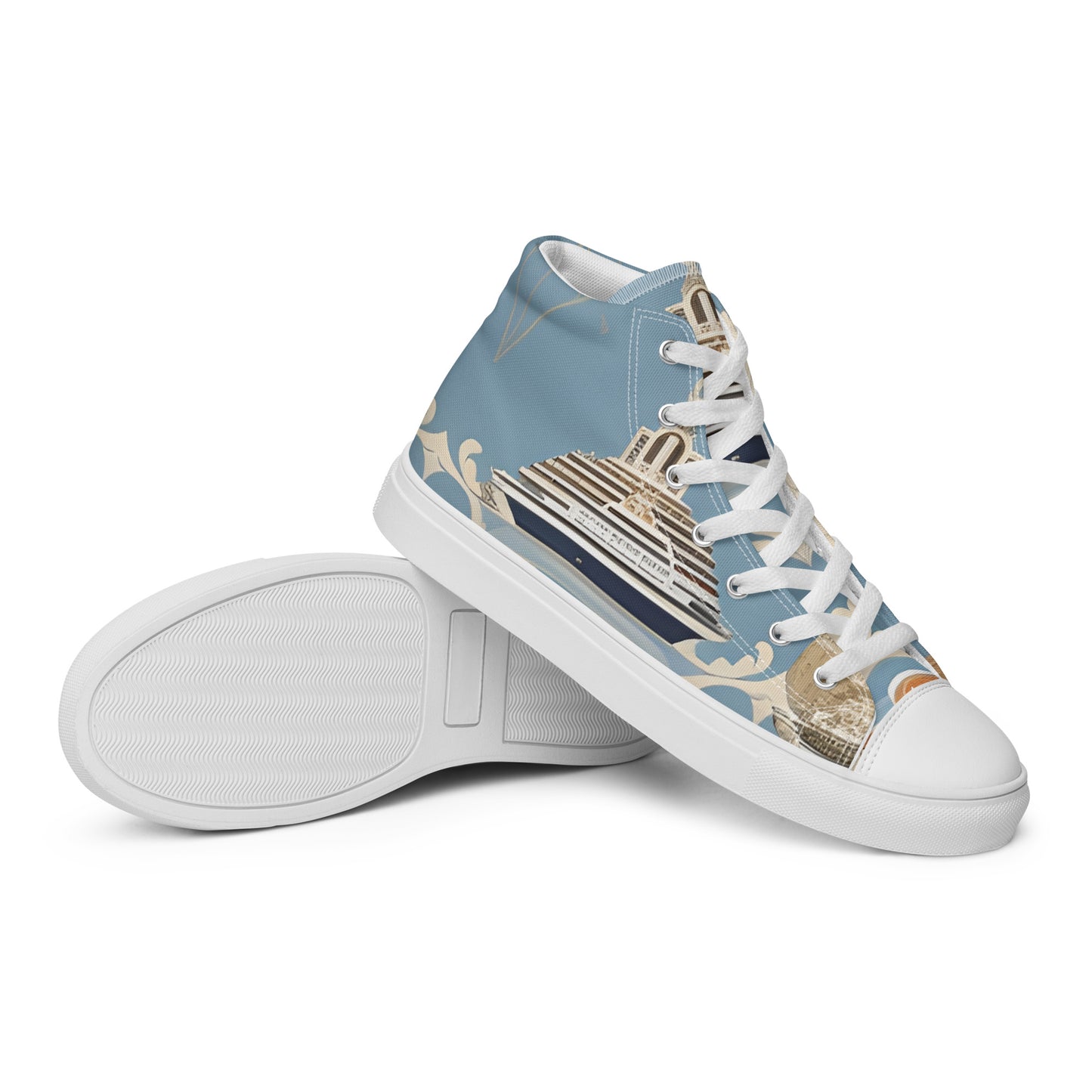 Men’s high top canvas shoes