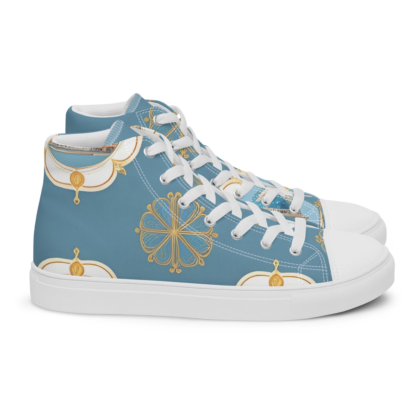 Men’s high top canvas shoes