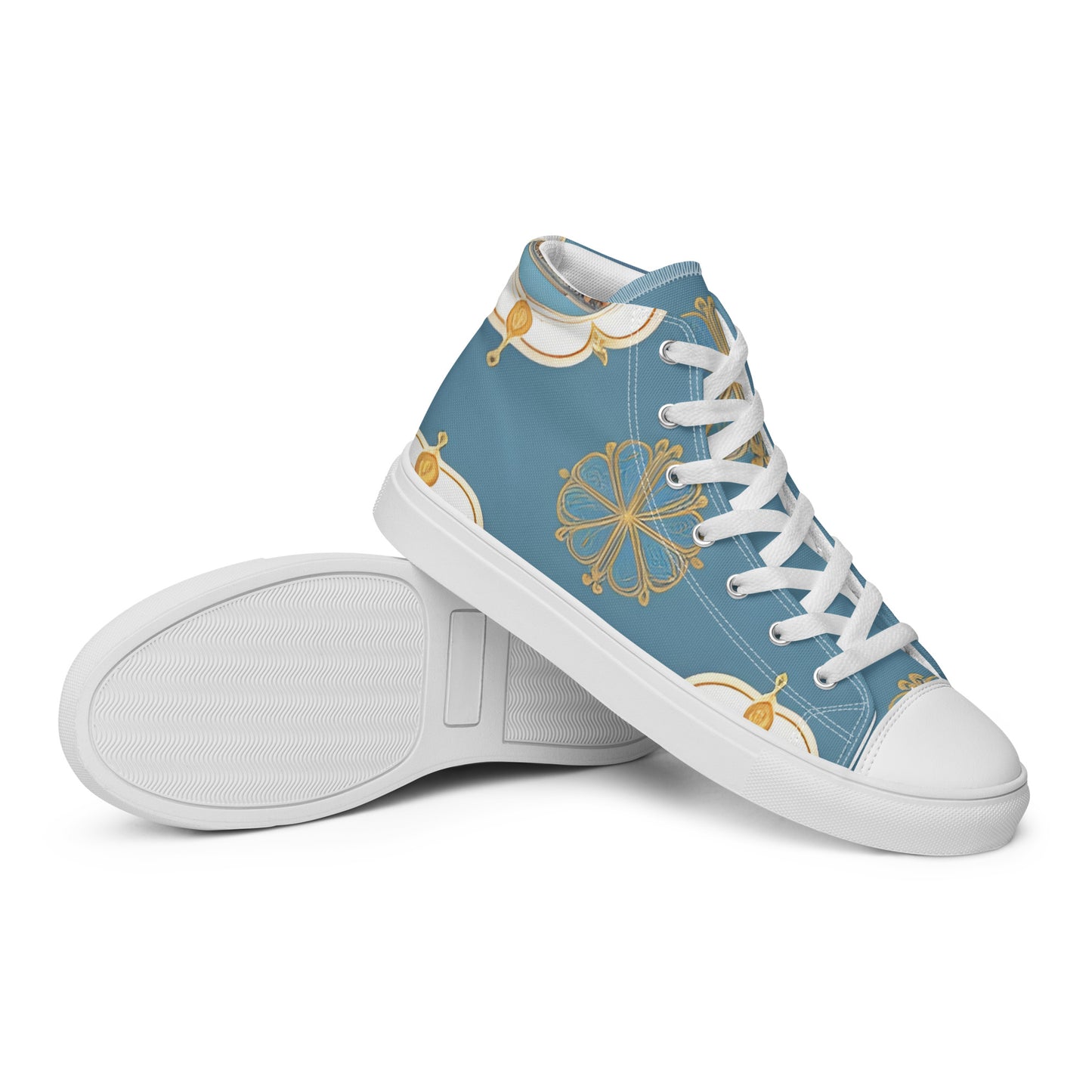 Men’s high top canvas shoes