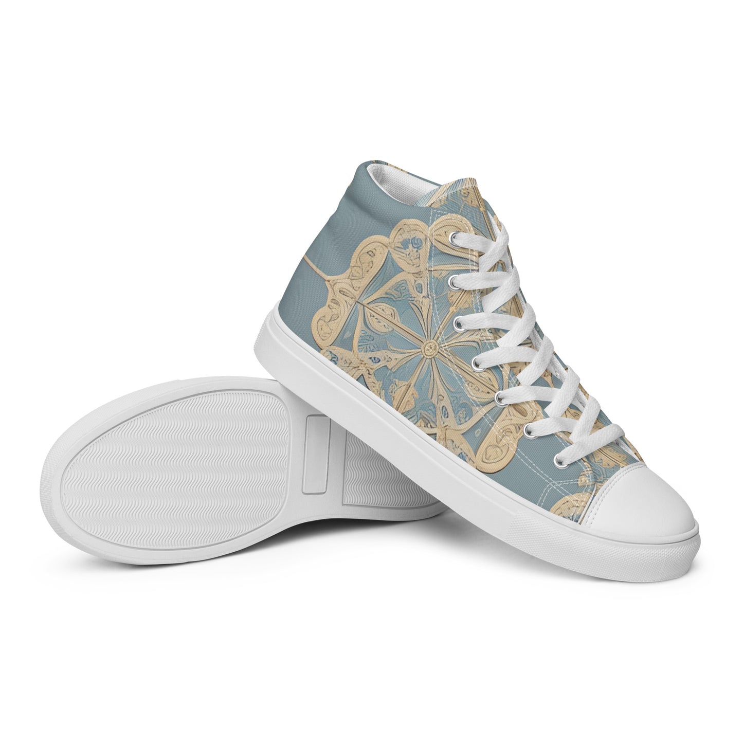 Men’s high top canvas shoes