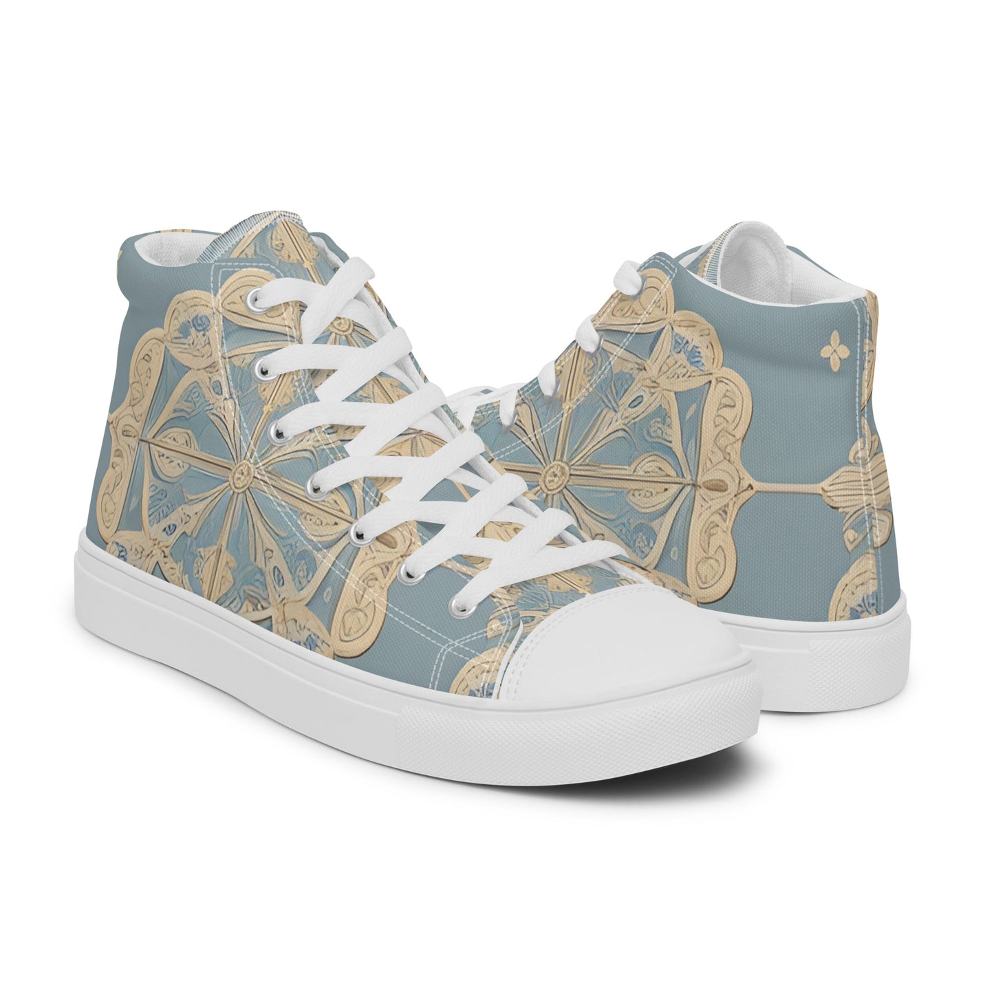 Men’s high top canvas shoes