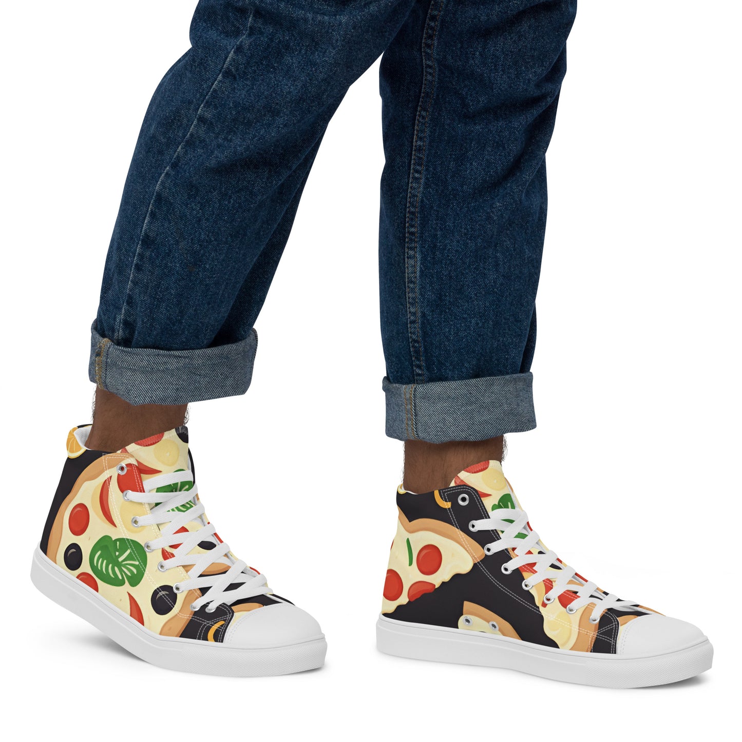 Men’s high top canvas shoes