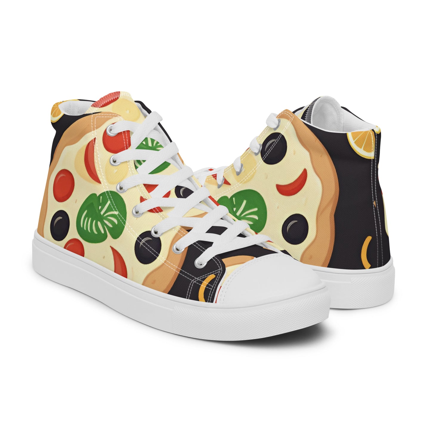 Men’s high top canvas shoes