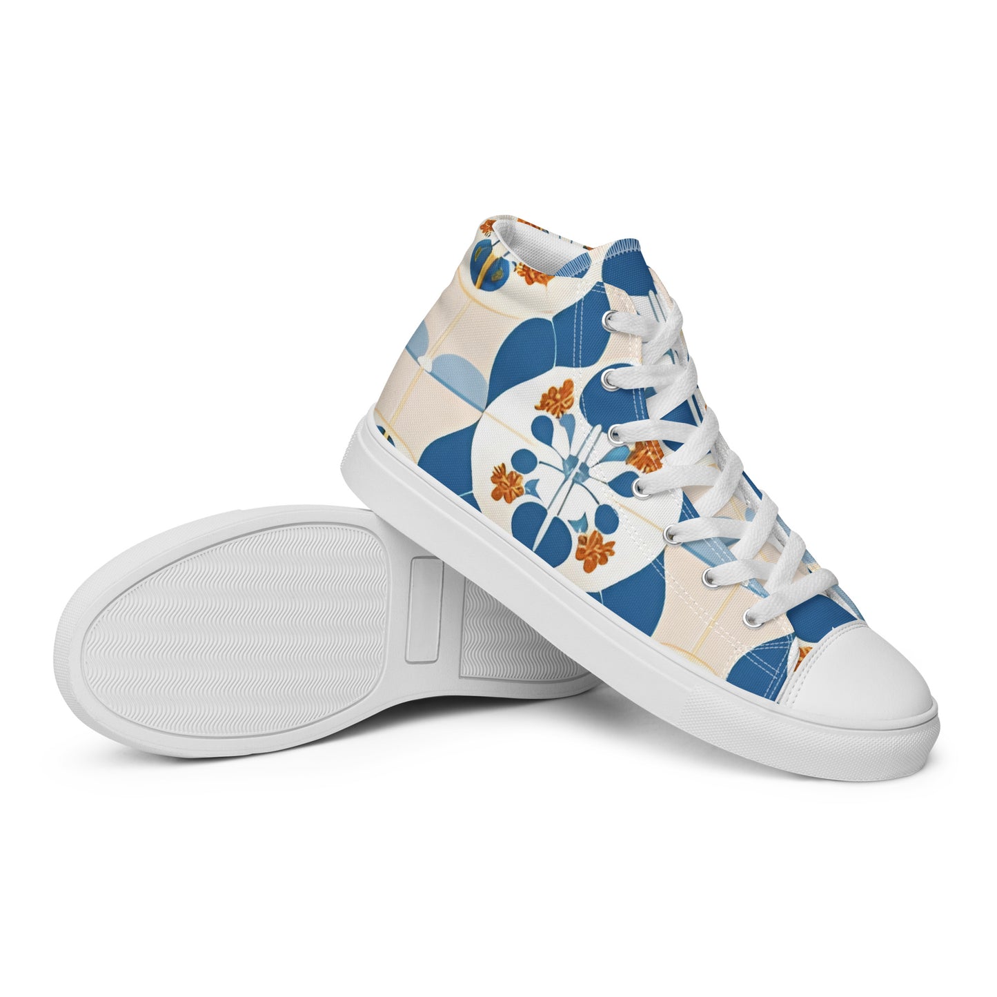 Men’s high top canvas shoes