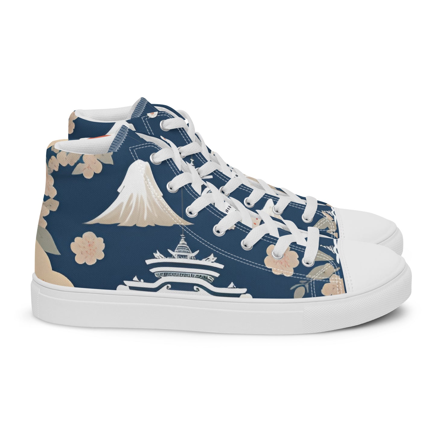 Men’s high top canvas shoes