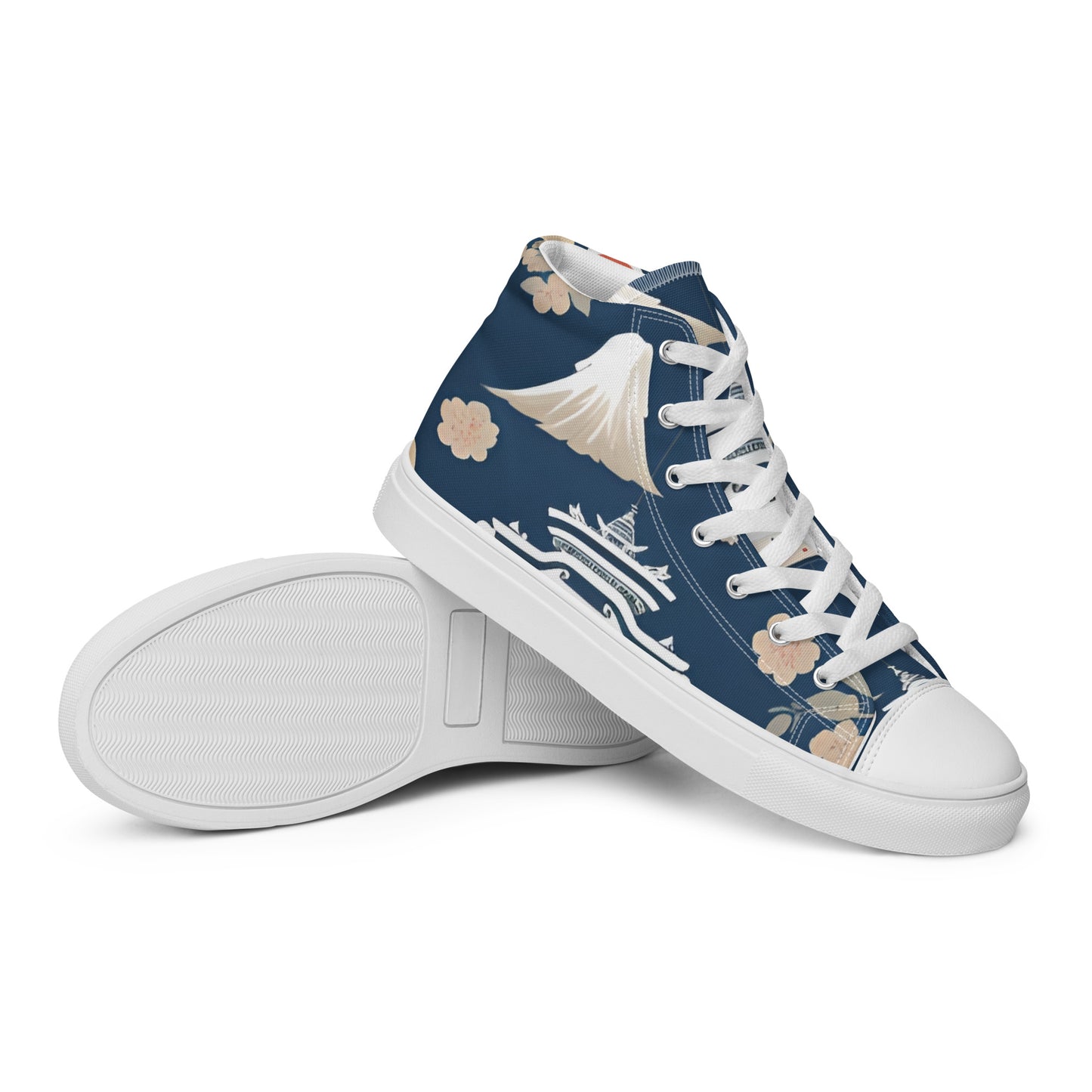 Men’s high top canvas shoes