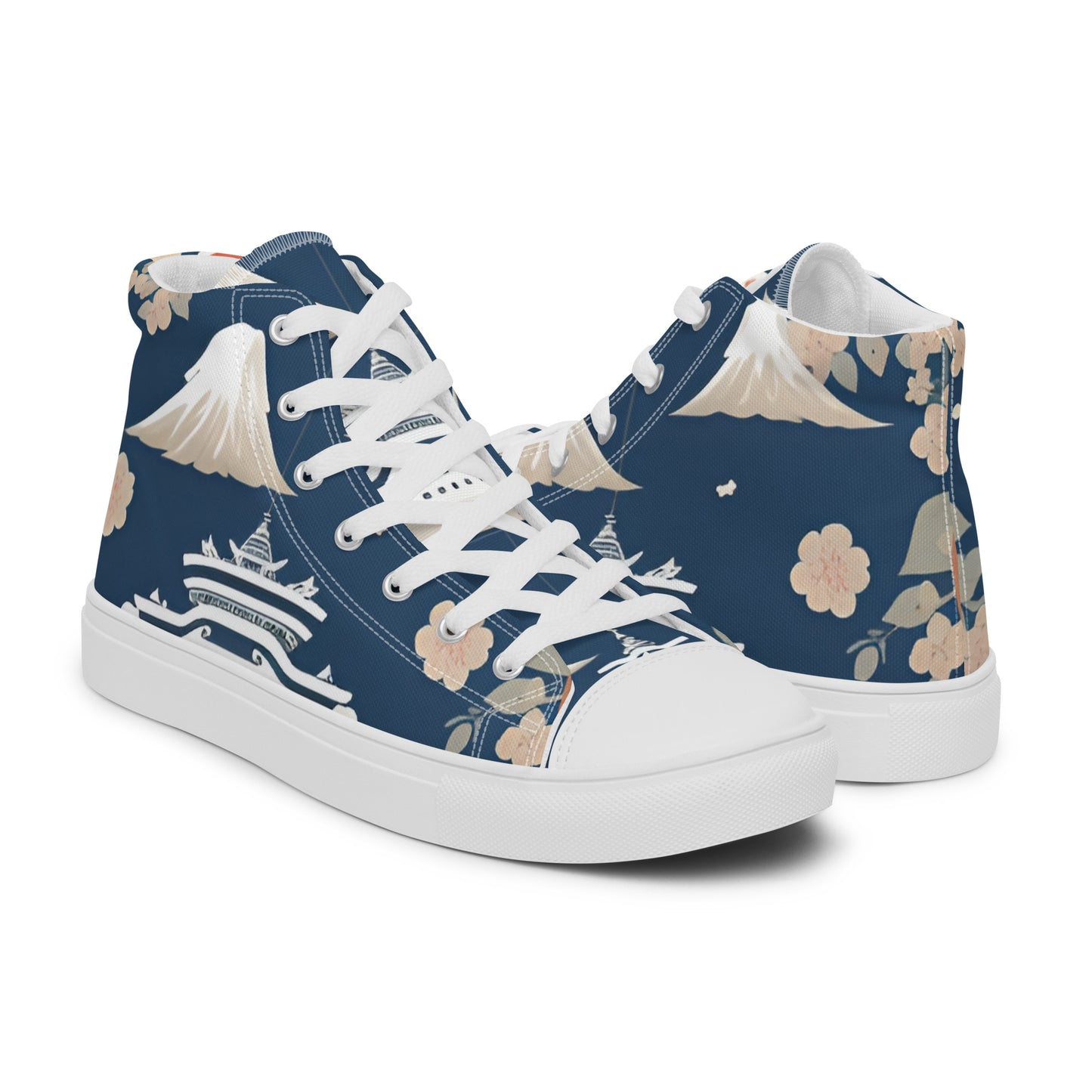 Men’s high top canvas shoes