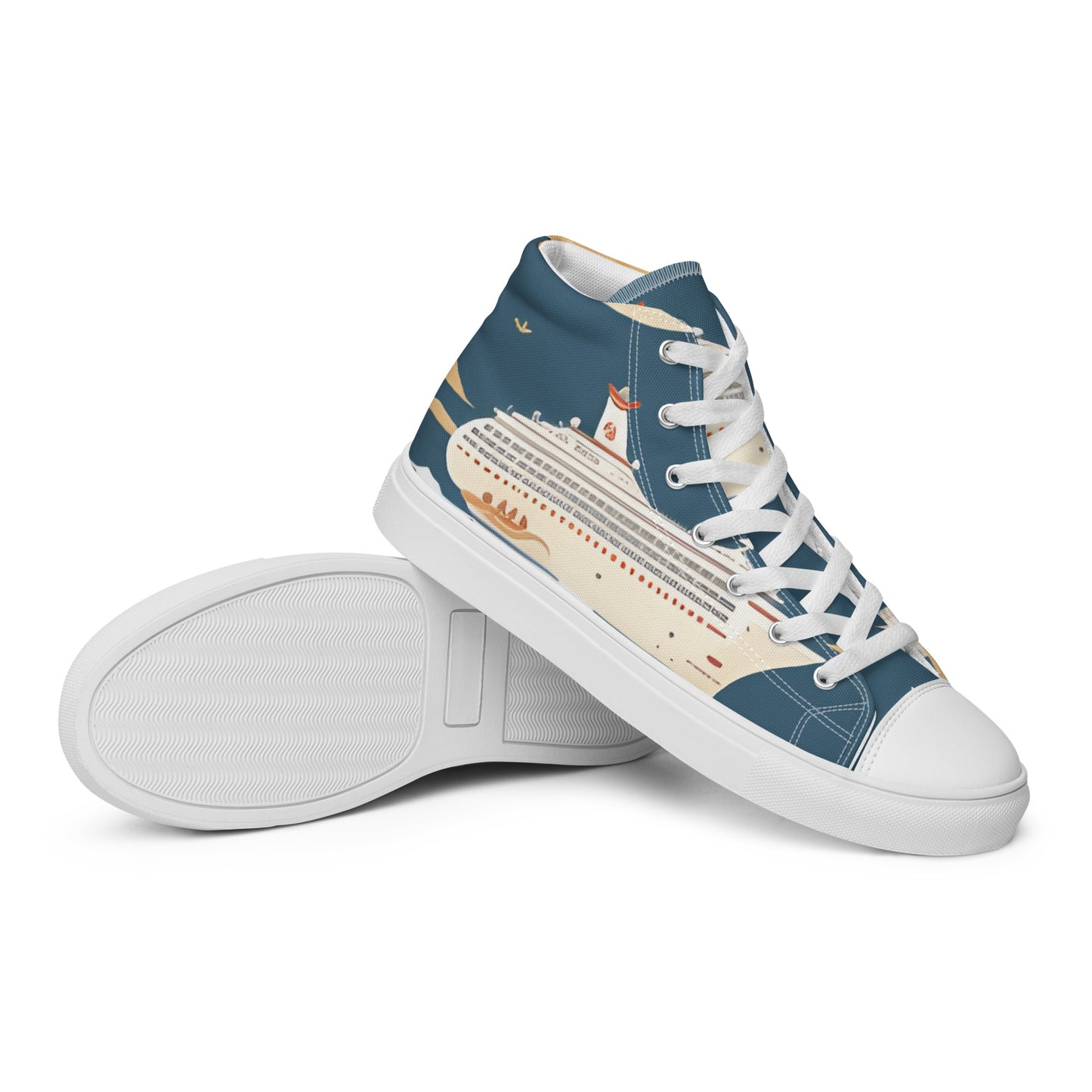 Men’s high top canvas shoes