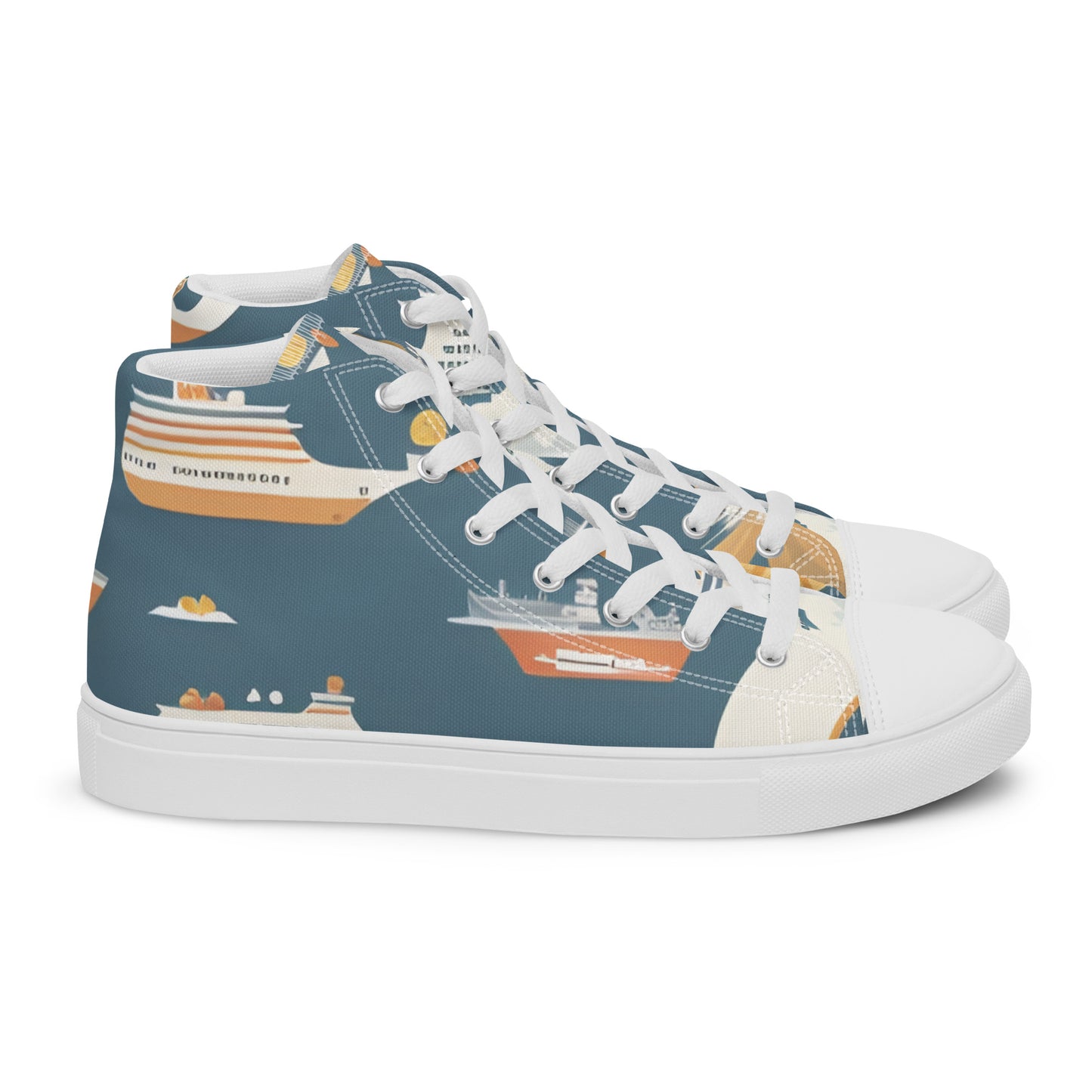 Men’s high top canvas shoes