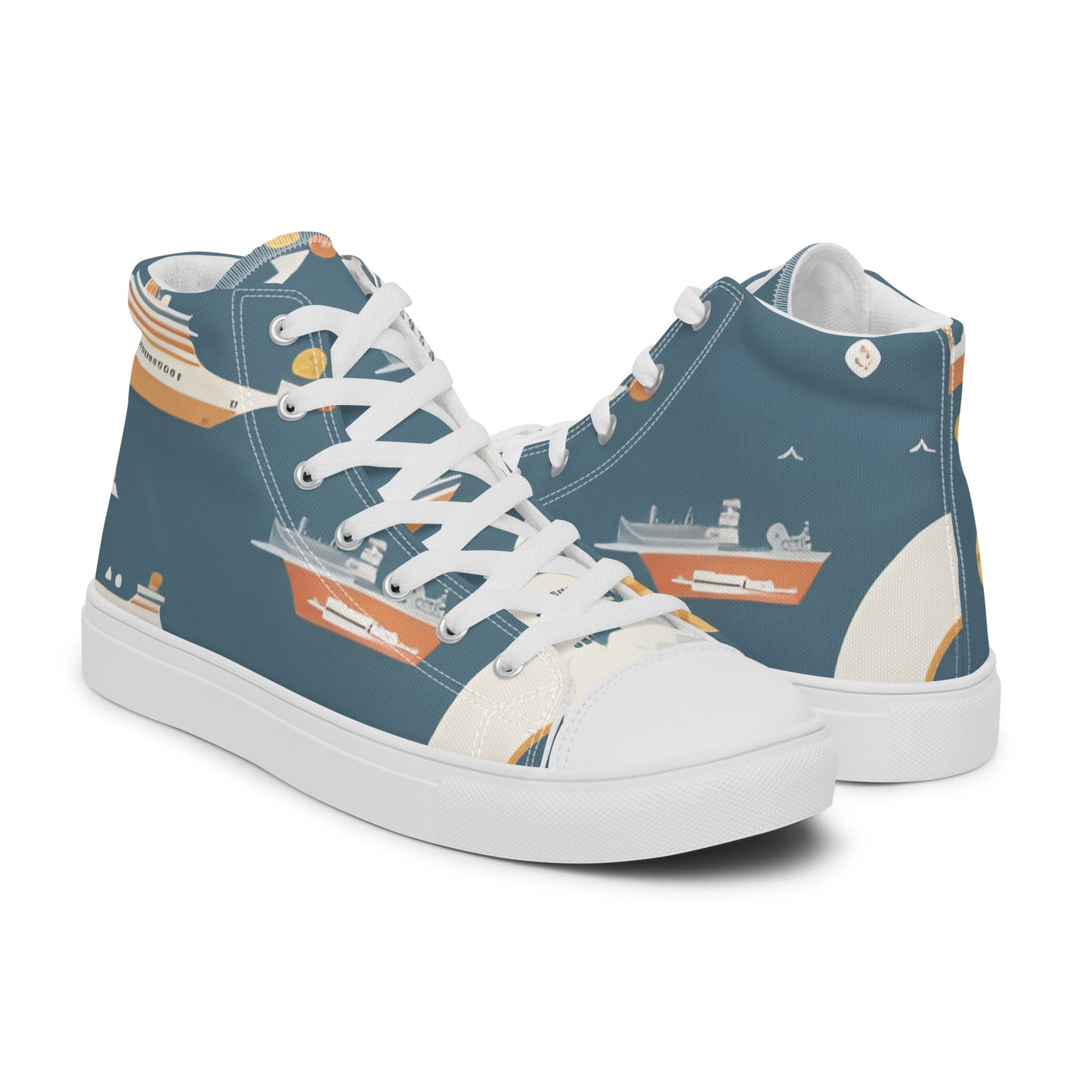 Men’s high top canvas shoes