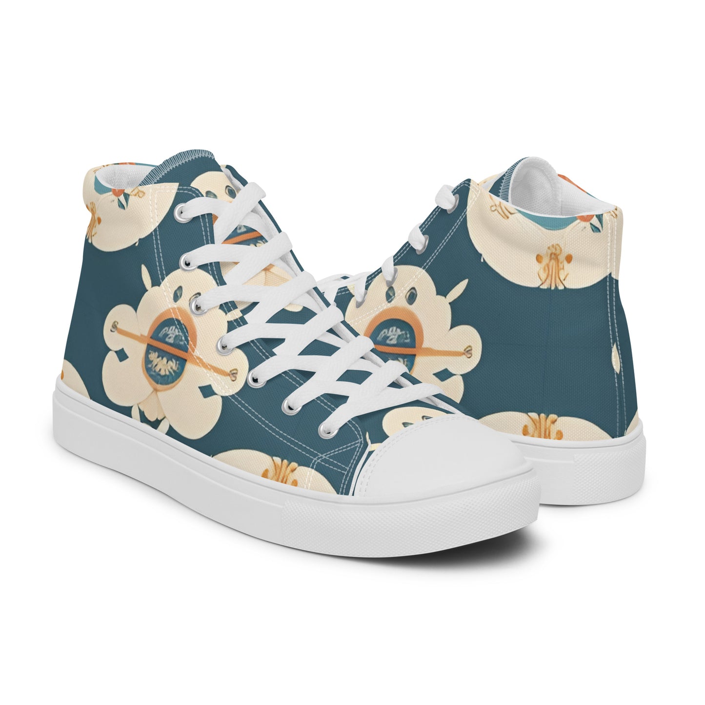 Men’s high top canvas shoes