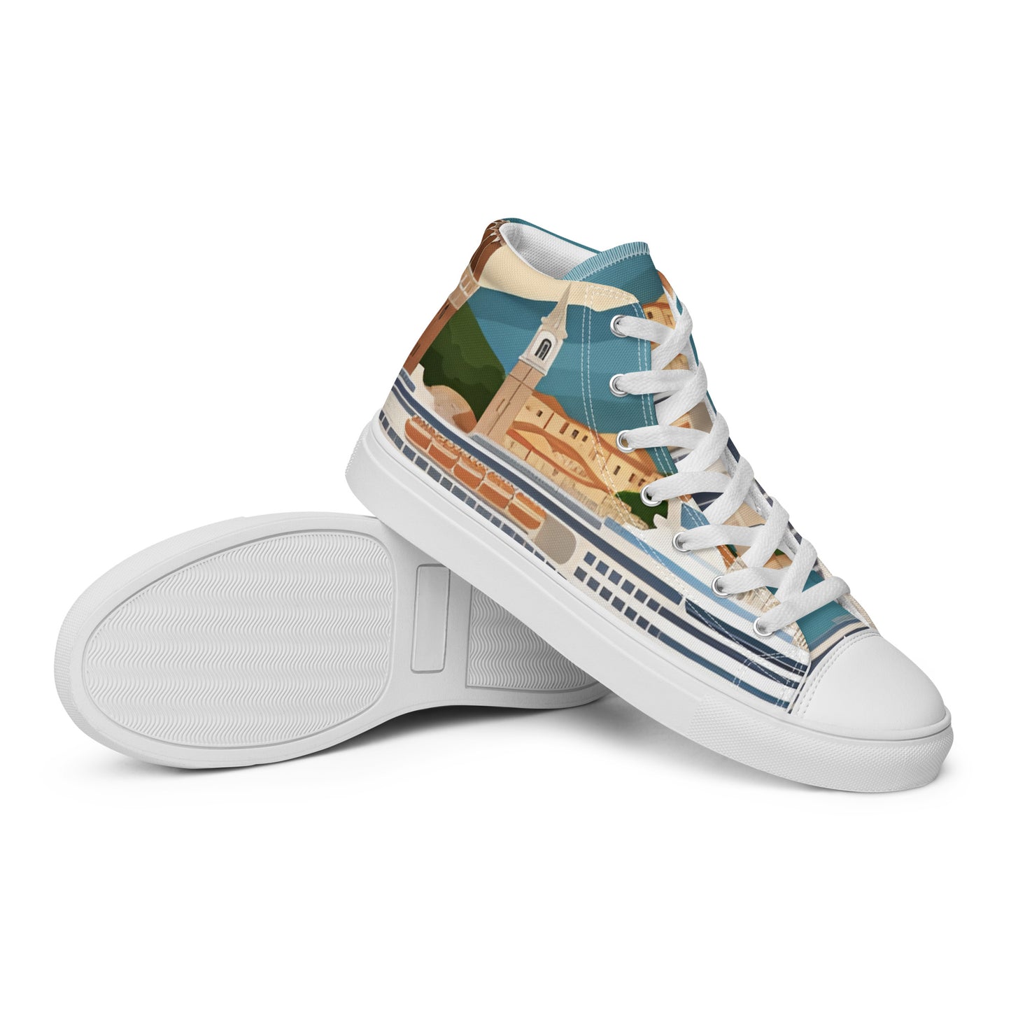 Men’s high top canvas shoes