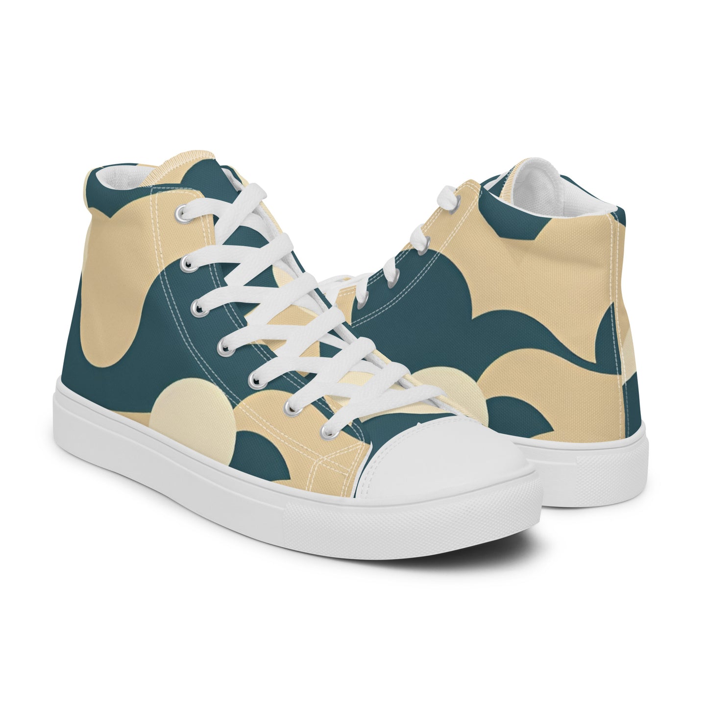 Men’s high top canvas shoes