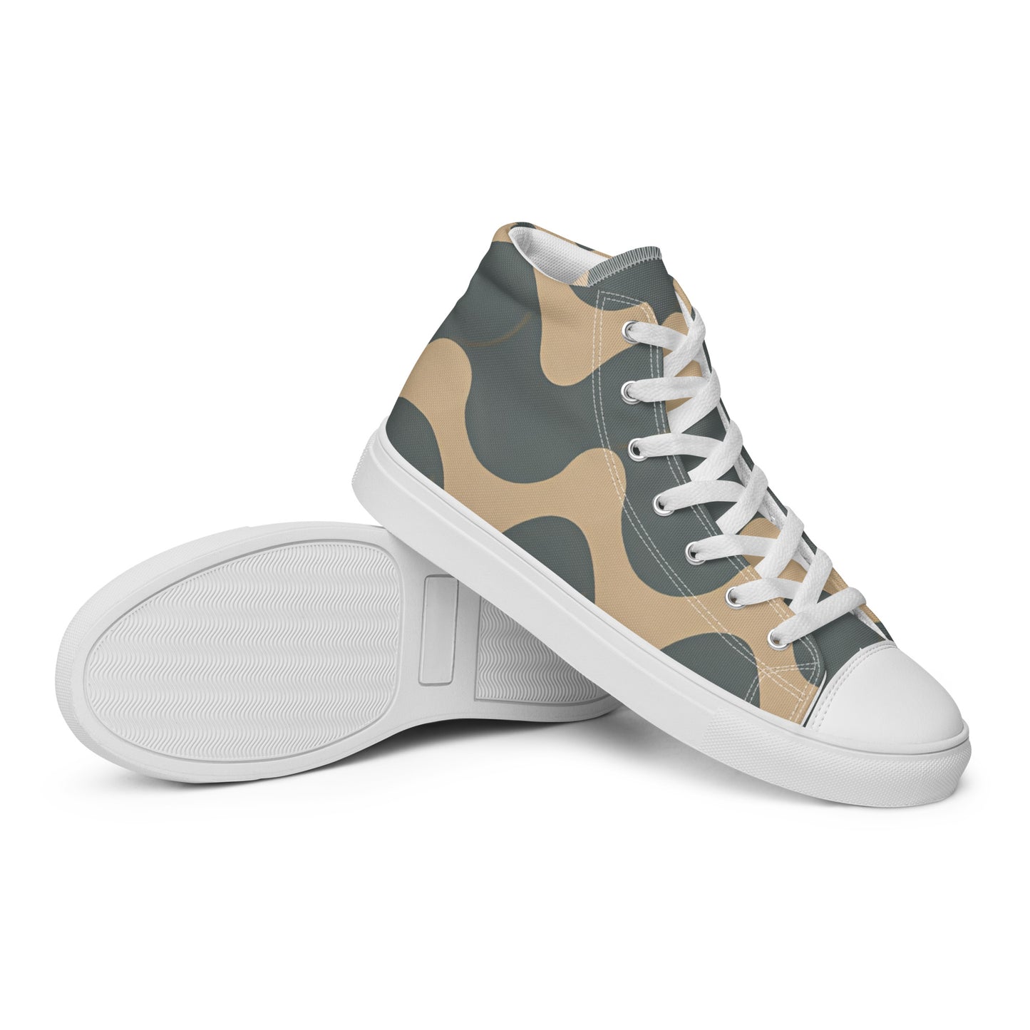 Men’s high top canvas shoes