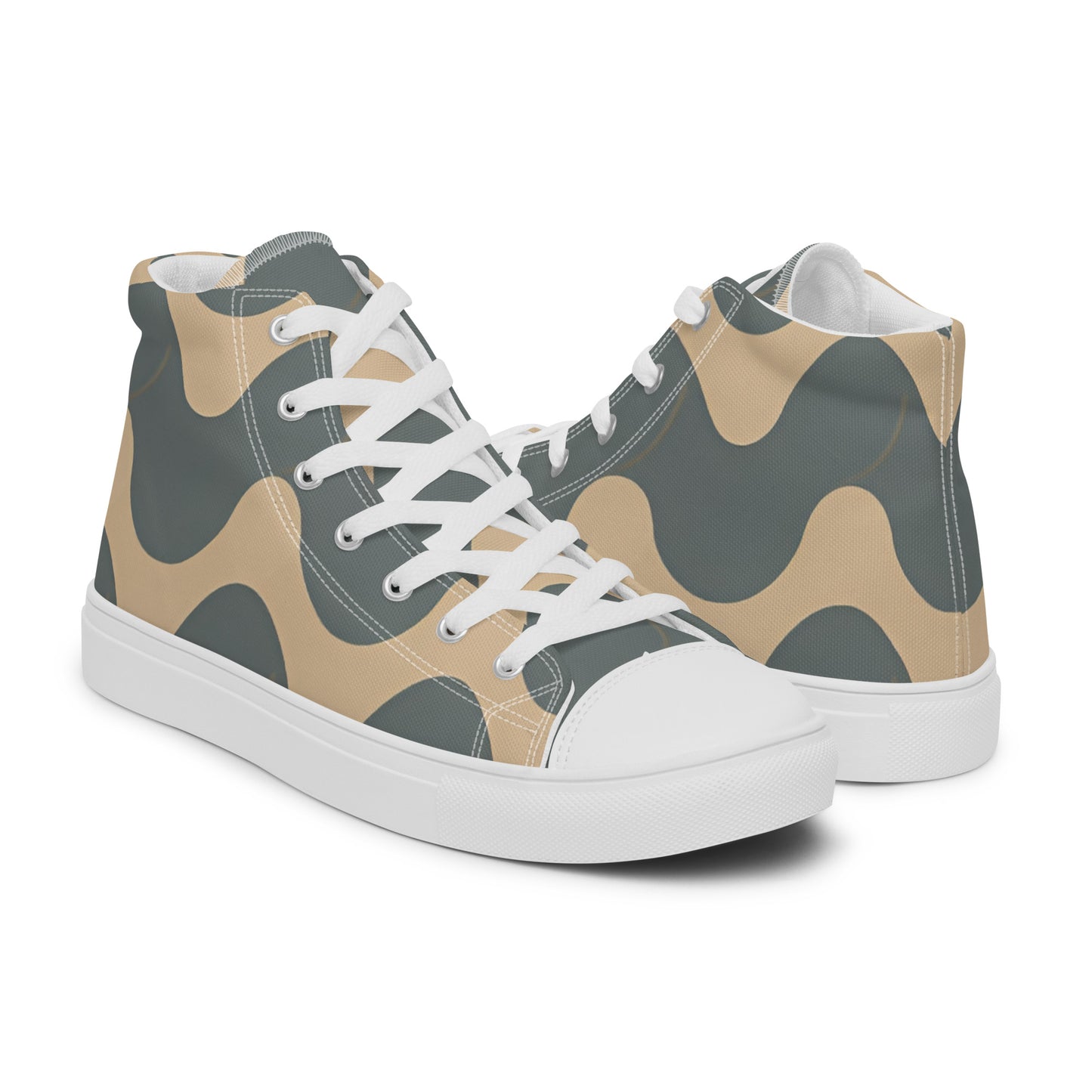 Men’s high top canvas shoes