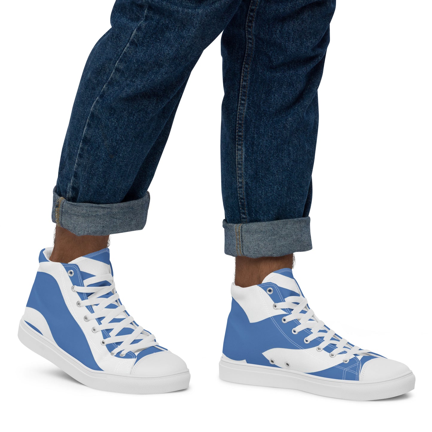 Men’s high top canvas shoes