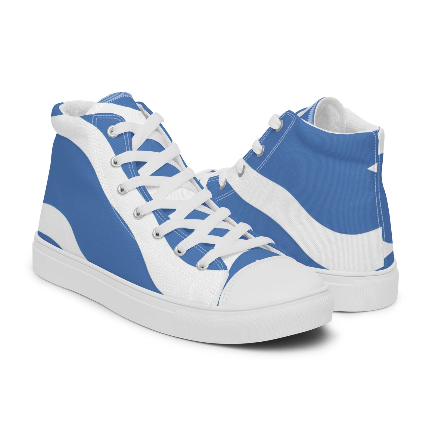 Men’s high top canvas shoes