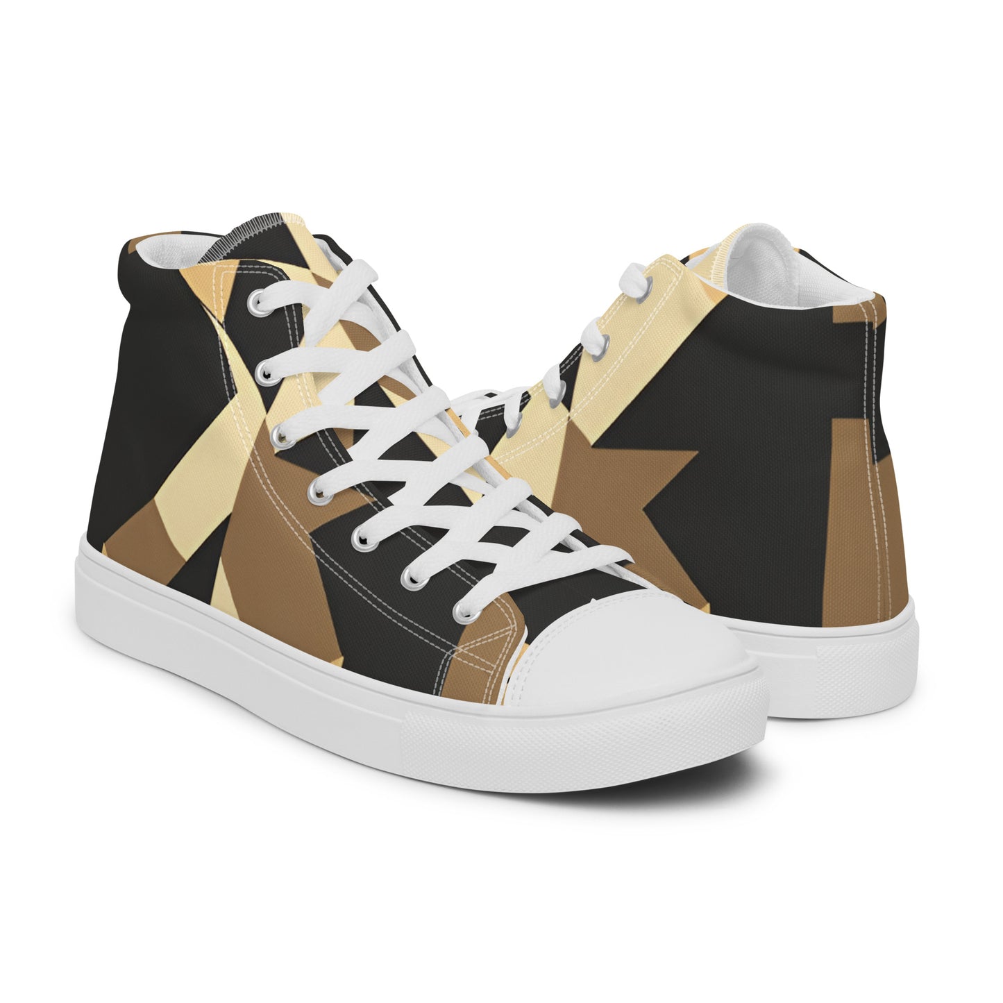 Men’s high top canvas shoes