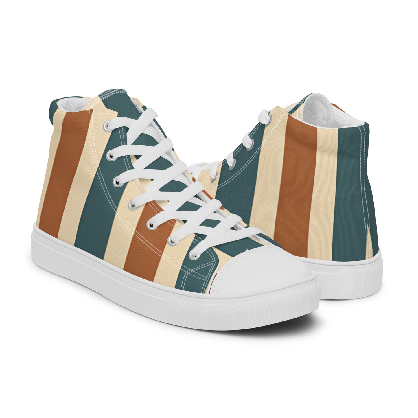 Men’s high top canvas shoes