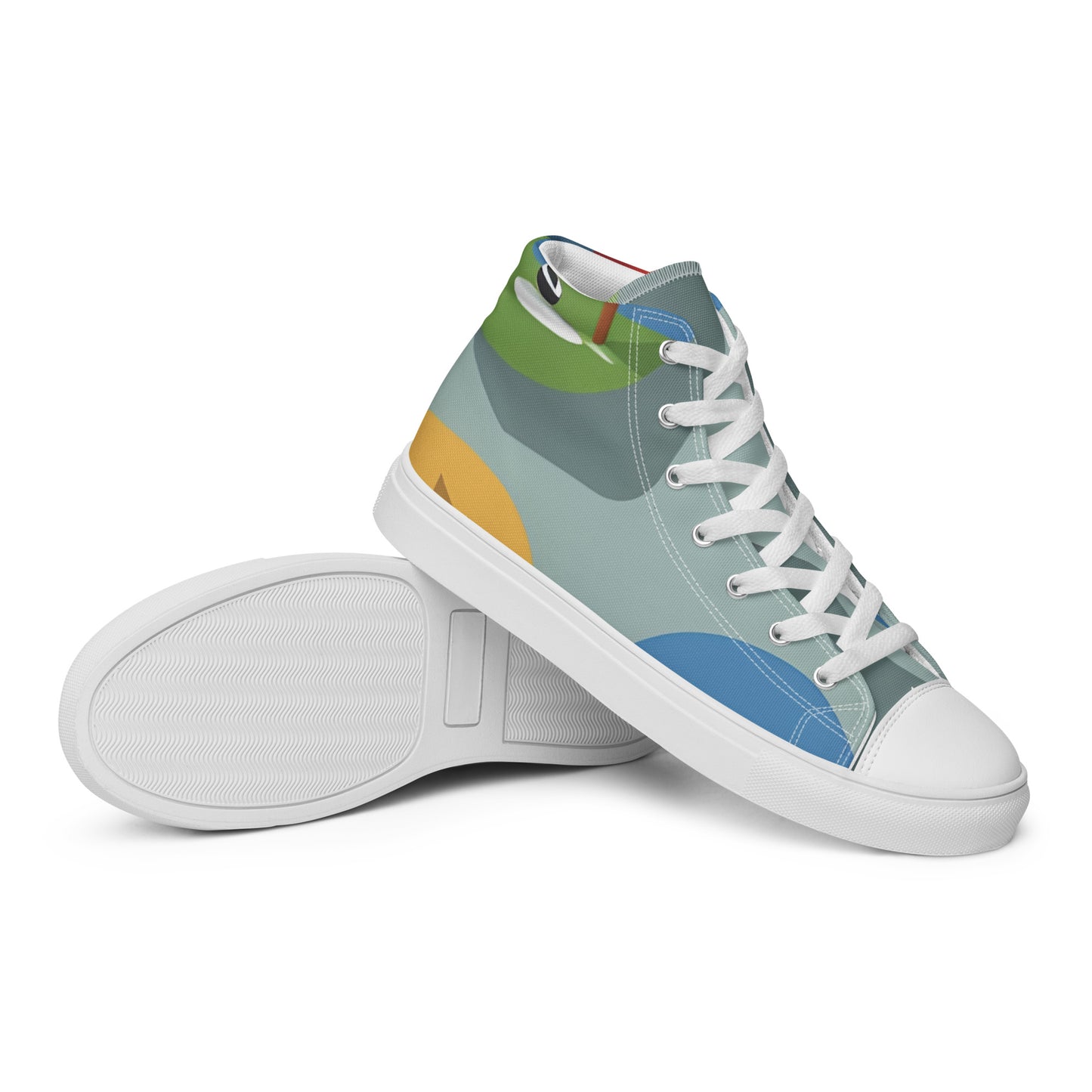 Men’s high top canvas shoes