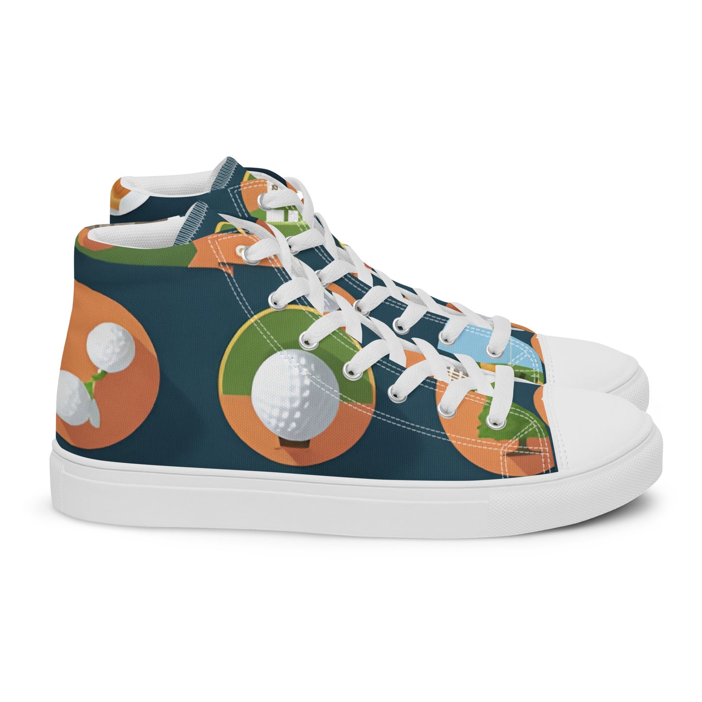 Men’s high top canvas shoes