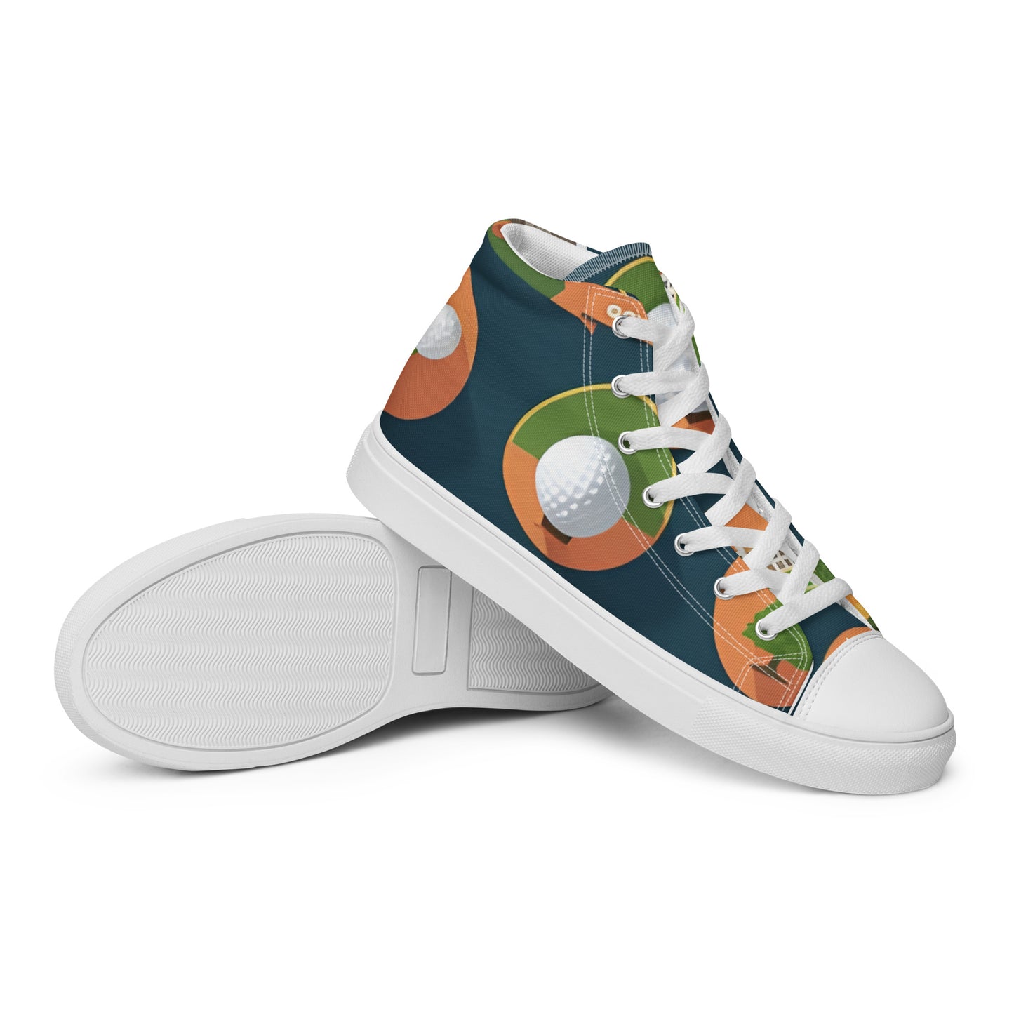 Men’s high top canvas shoes