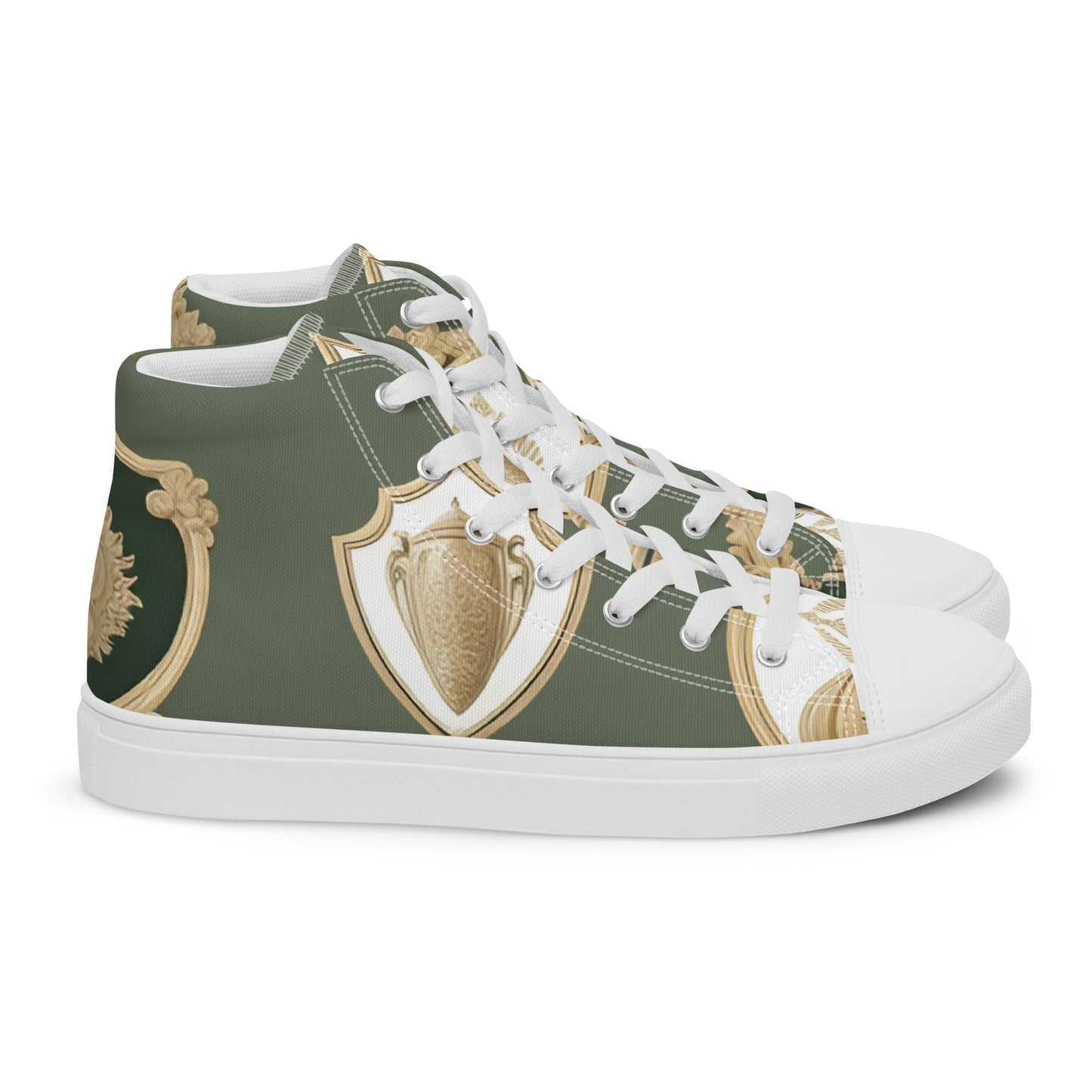 Men’s high top canvas shoes