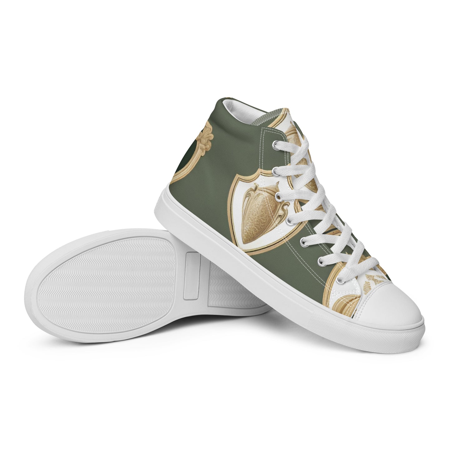 Men’s high top canvas shoes