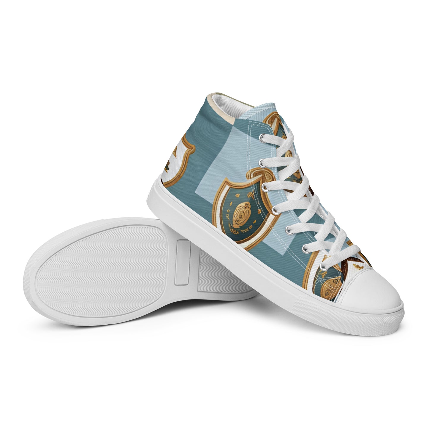 Men’s high top canvas shoes