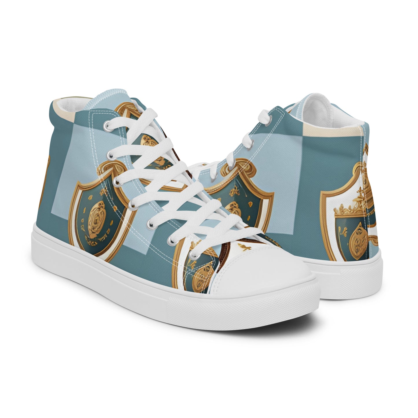 Men’s high top canvas shoes