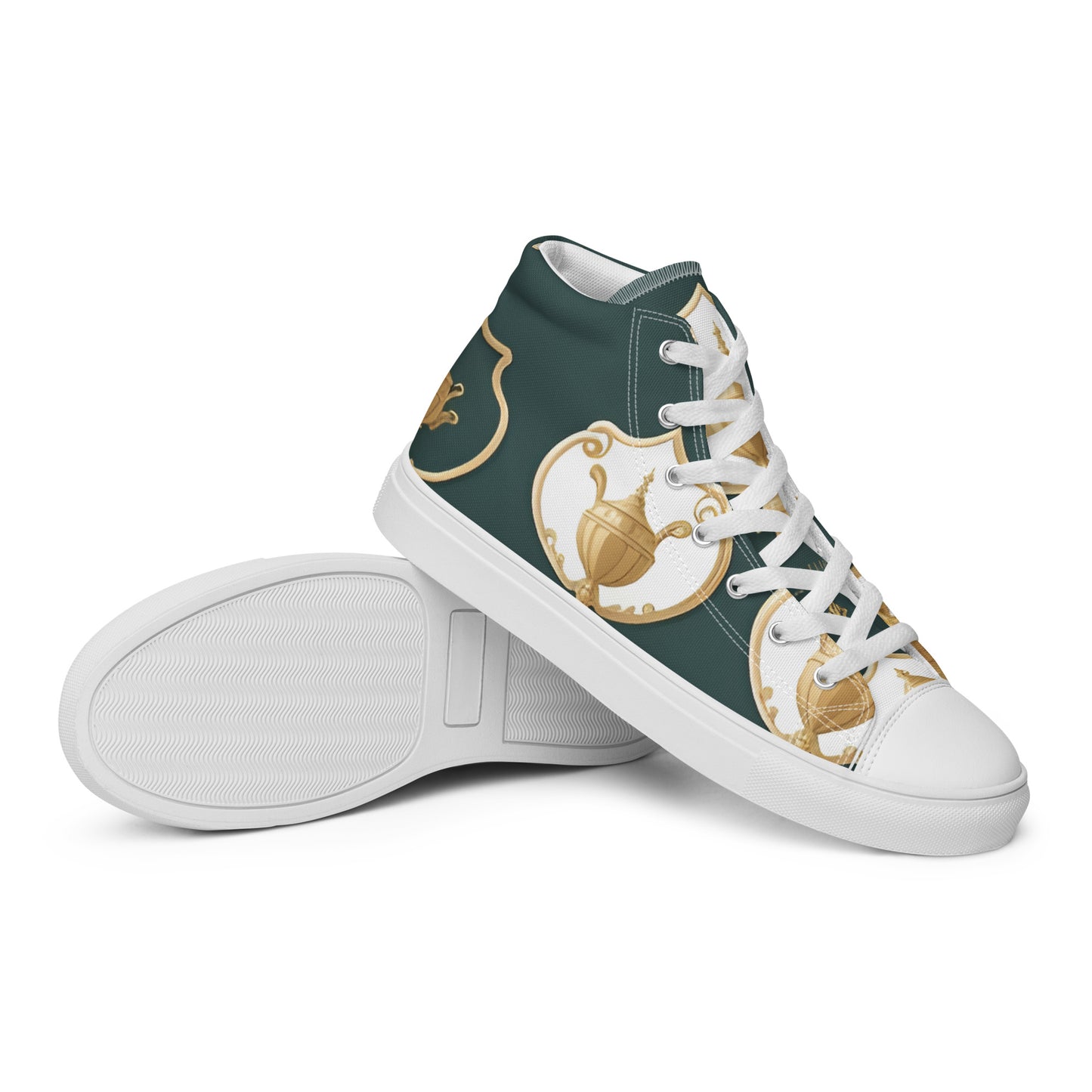 Men’s high top canvas shoes