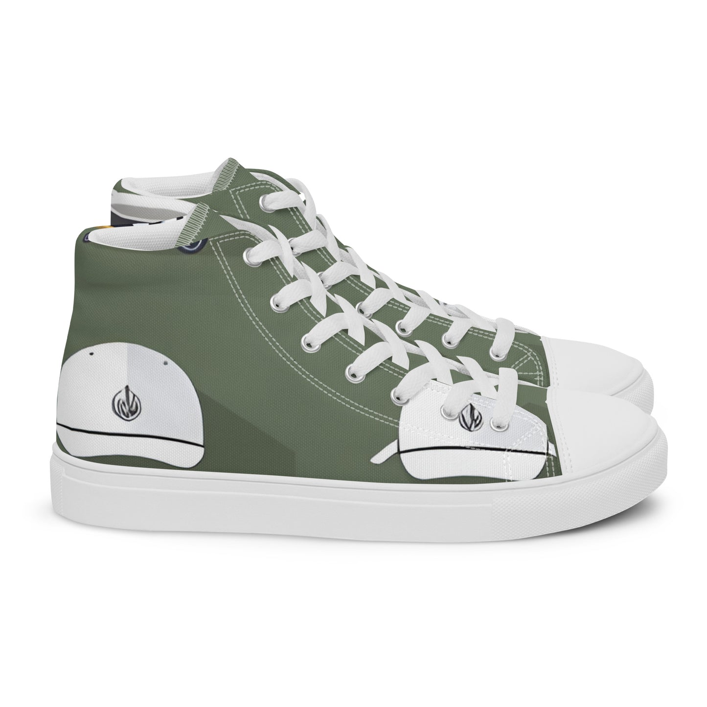 Men’s high top canvas shoes