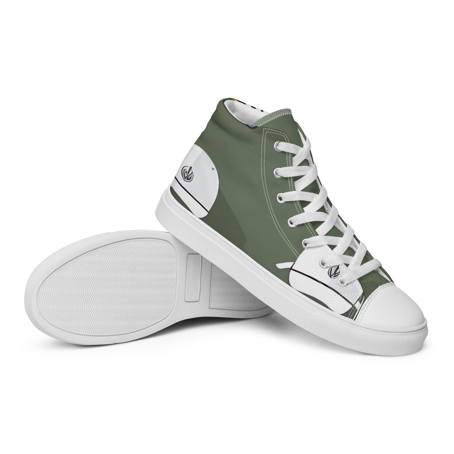 Men’s high top canvas shoes