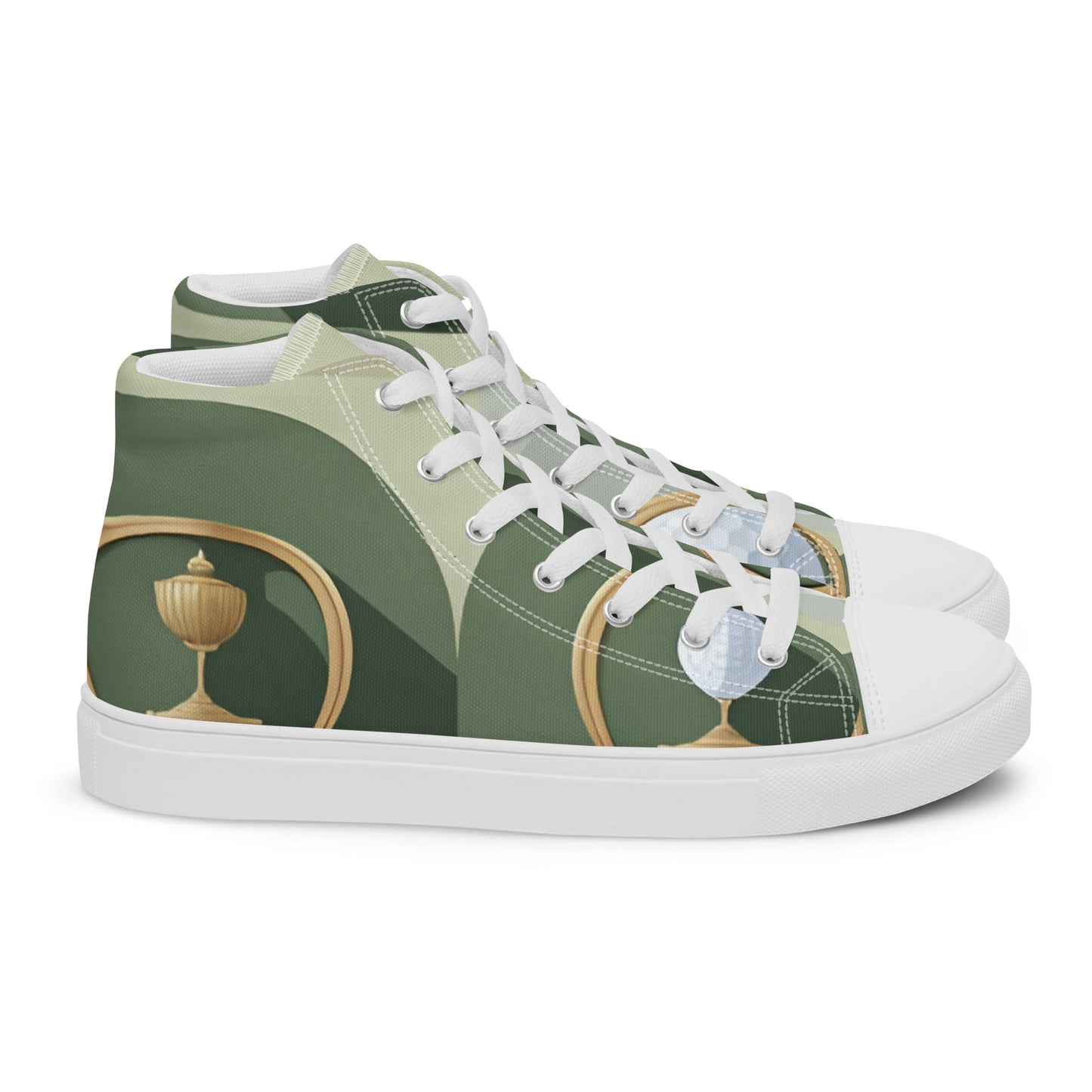 Men’s high top canvas shoes